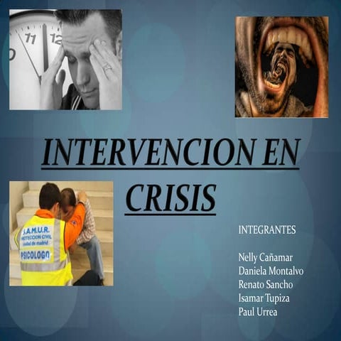 Intervencion en crisis 2011
