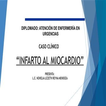 Plan de cuidados de un infarto agudo al miocardio | PDF