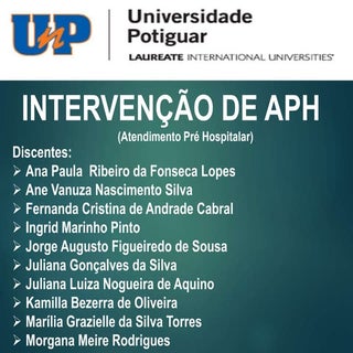 Atendimento de primeiros socorros:I...