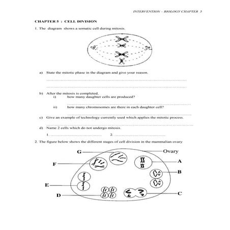 Intervensi biology Form 4 chapter 5