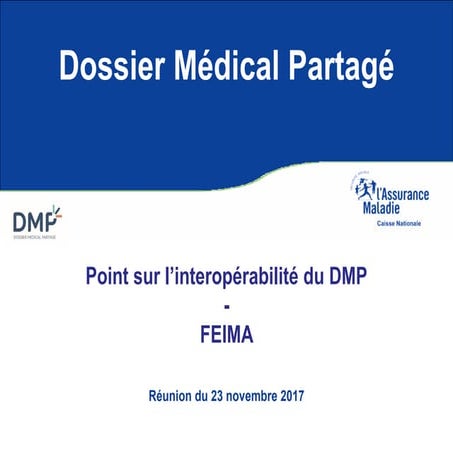 Information Dossier Médical Personnel DMP | PDF