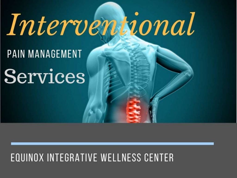 Interventional pain management services in vancouver