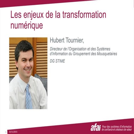 Les enjeux de la transformation numérique | PDF