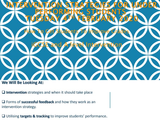 Intervention strategies 4th feb 2020
