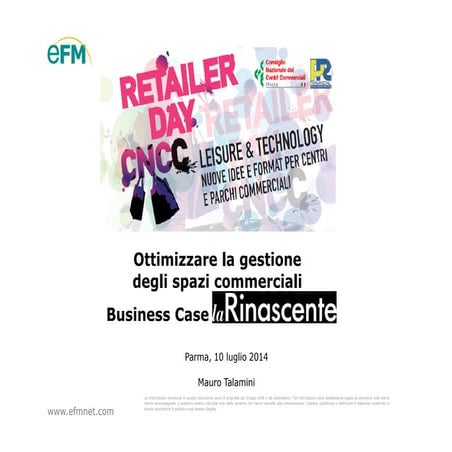 Intervento case la rinascente