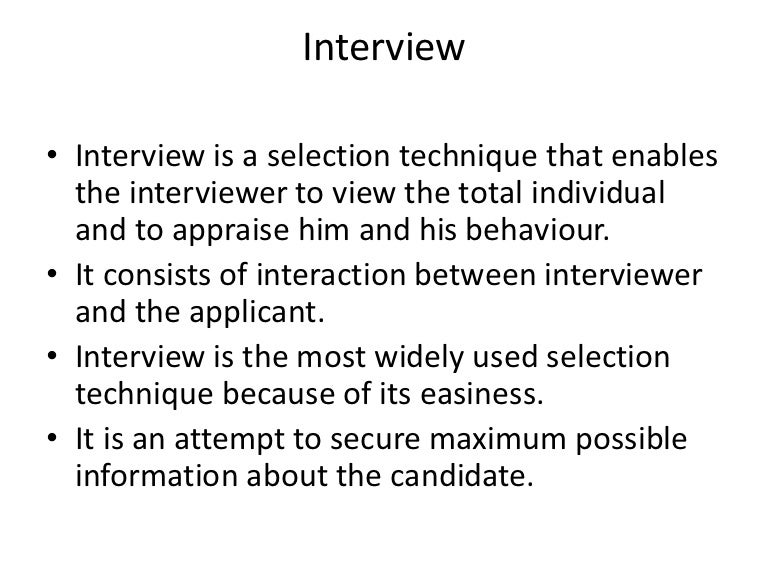 Interview