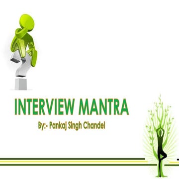 Interview preparation 