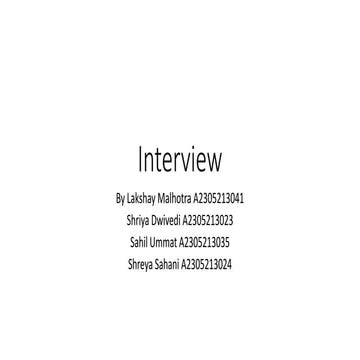 Interview