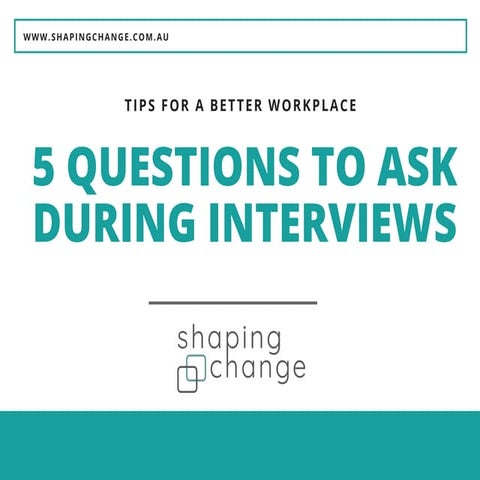 5 insightful questions to ask during interviews