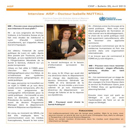 Interview aisp   docteur isabelle nuttall