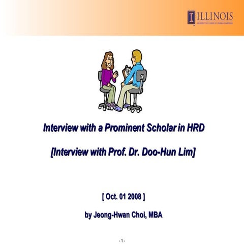Interview Prof. Dr. Lim at University of Oklahoma | PPT