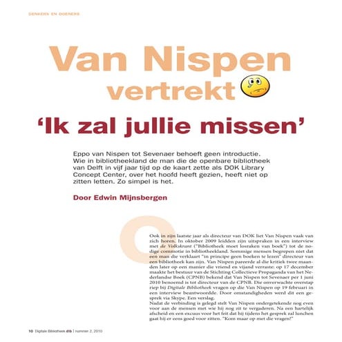 Interview eppo van nispen digitale bibliotheek