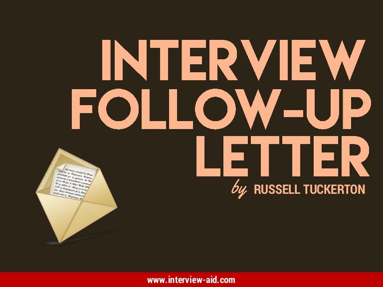 interview follow up letter