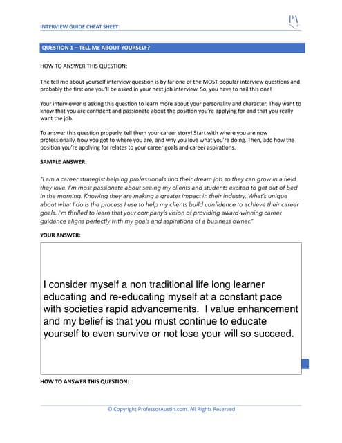 Interview Guide Cheat Sheet Pdf Interview Guide Cheat Sheet Pdf