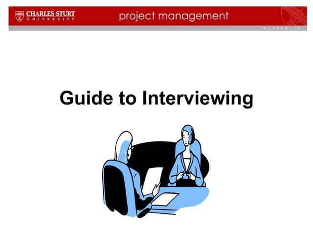 Interviewing