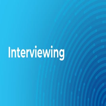 Interviewing as a Developer