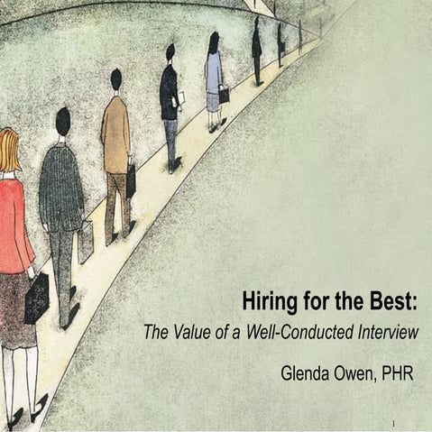 Interviewing For The Best