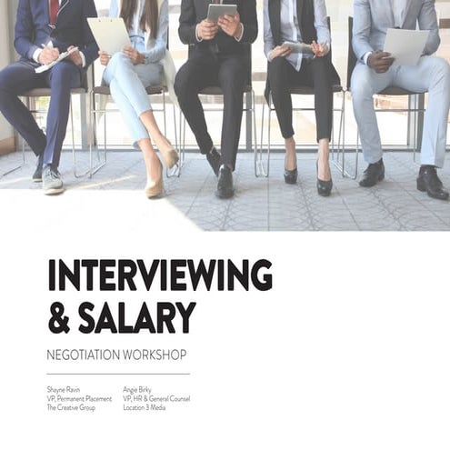 Career Series #3: Interviewing & Salary Negotiation