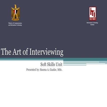 Interviewing skills 4 students