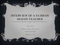 questions for interview fashion designer interview questions for fashion designers