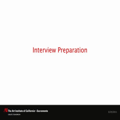 Interview Preparation1