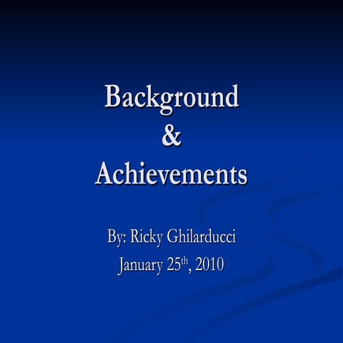 Interview Presentation