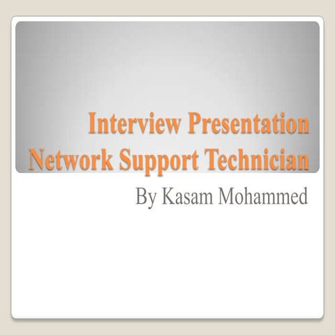 Interview presentation