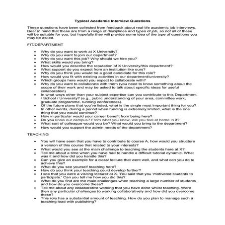 Interview questions | PDF
