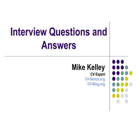 Interview questions and answers | PPT