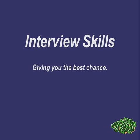 Interview skills