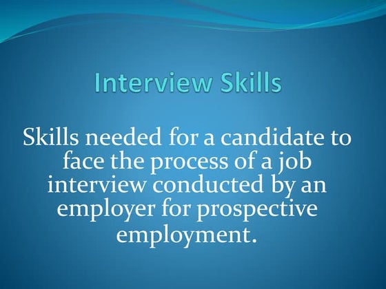 Interview Skills Powerpoint Slides Top 10 Interviewing Skills Training