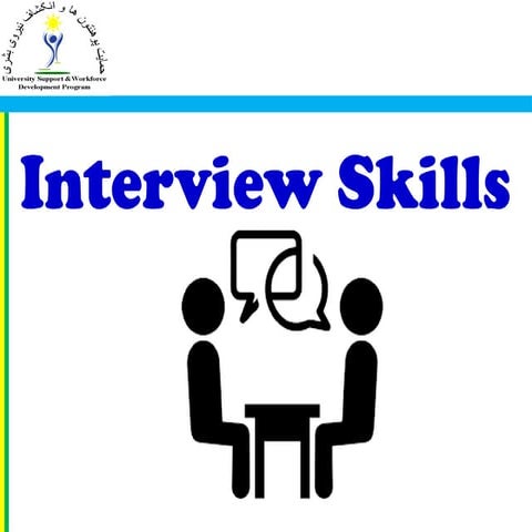 This presentation is about interview skills