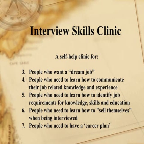Interview Skills Clinic