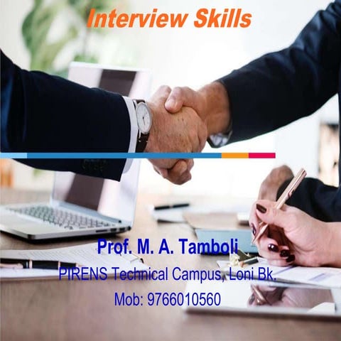 Interview skills sangamner college