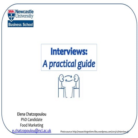 Interviews as a research method - Qualitative - A practical guide 