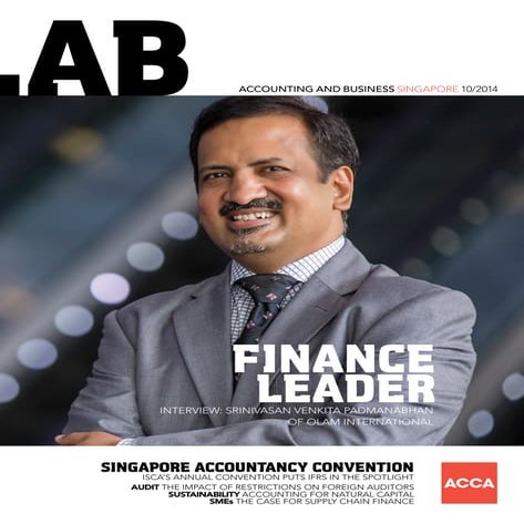 Interview Accounting and Business magazine - sg oct 2014 | PDF
