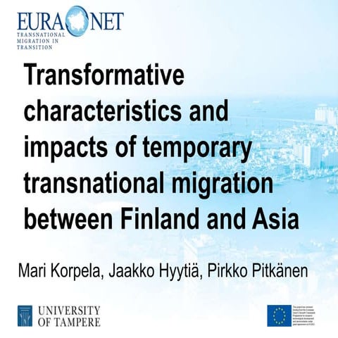 Country report on semi-structured interviews with temporary migrants - Finland