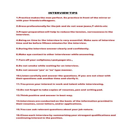 Interview skills | PPT