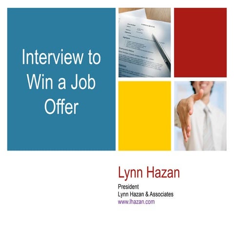Interview To Win A Job Offer
