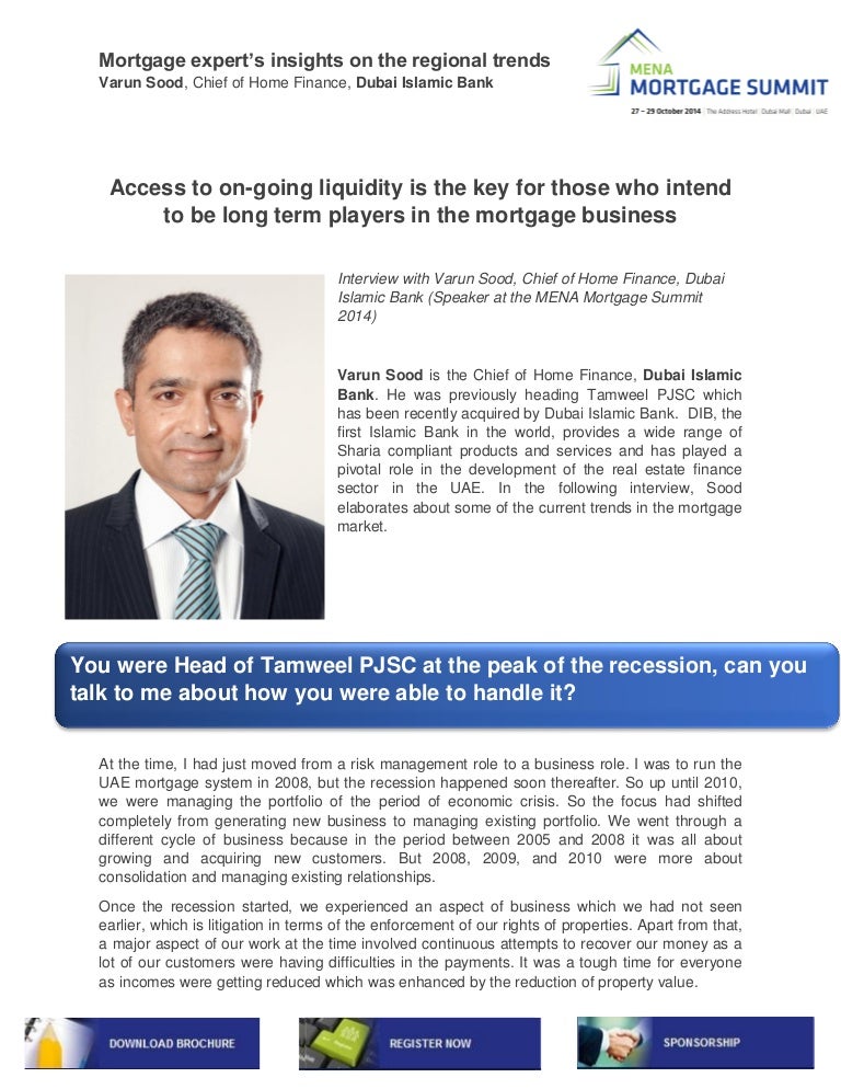 Mortgage Expert S Insights On Latest Trends In The Mena Region