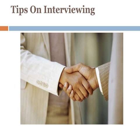 Interview Workshop