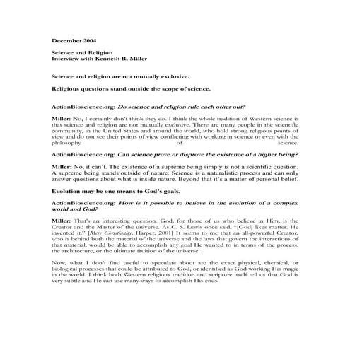 Interview wuth k. wilmer