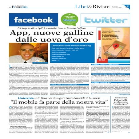 Intervista della "Gazzetta dell'Economia" del 29 ottobre 2011 ad Alessandro P...