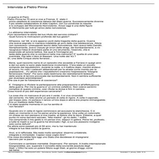 Intervista a Pietro Pinna