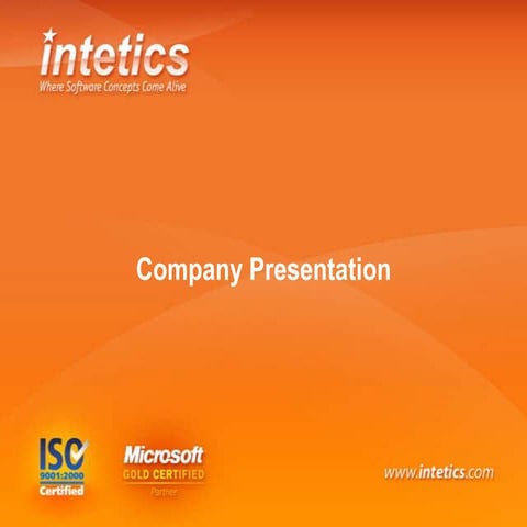 Intetics Geo Company Presentation