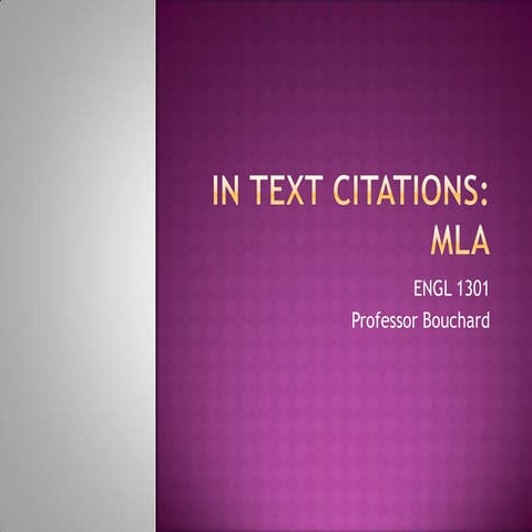 In text citations