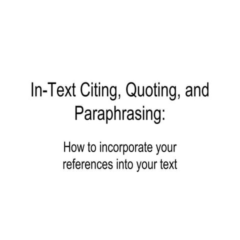 In textciting quotes_paraphrase