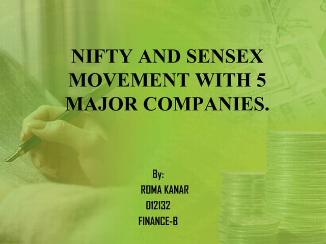 nifty and sensex movement