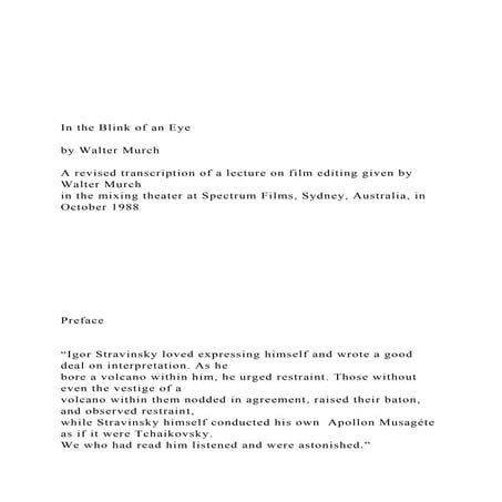 In the Blink of an Eye by Walter Murch A revised.docx