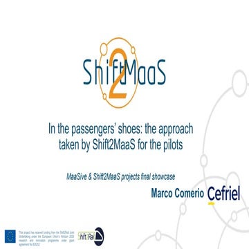 In the shoes of the passengers